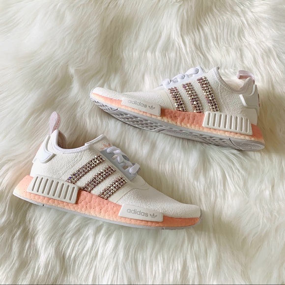 Swarovski adidas NMD White Vapour Pink - Picture 3 of 9